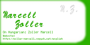 marcell zoller business card